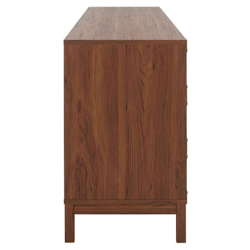 6-Drawer Chest - Veneer Finish - Storage Dresser