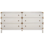6-Drawer Chest - Veneer Finish - Storage Dresser